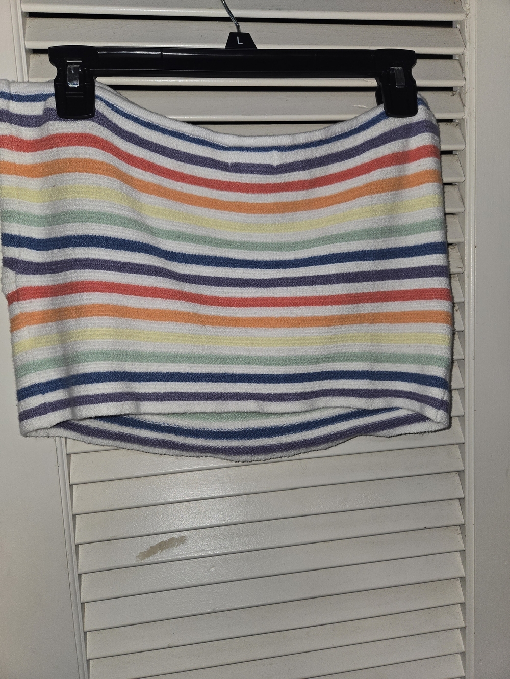 American Eagle PRIDE Rainbow Stripe Strapless Tube Top w/Keyhole - XXL - Picture 3 of 3